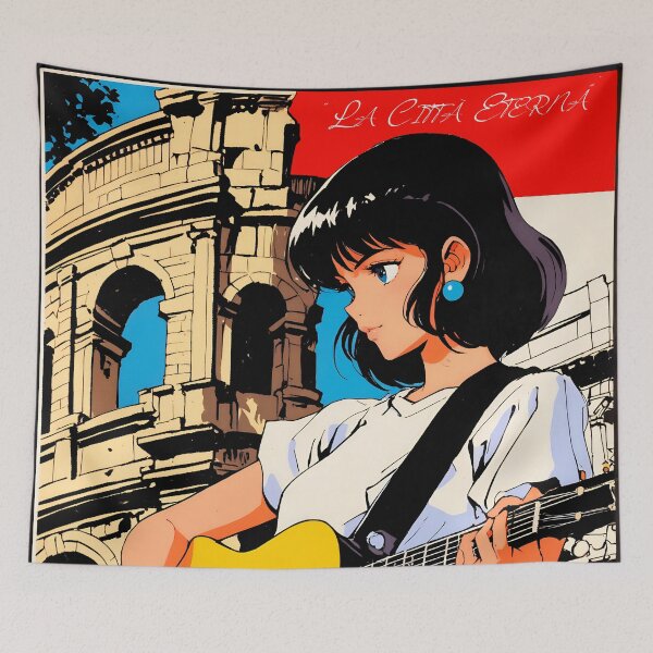 Item preview, Beautiful girl traveling in Rome, Italy designed and sold by UrbanTRIP.