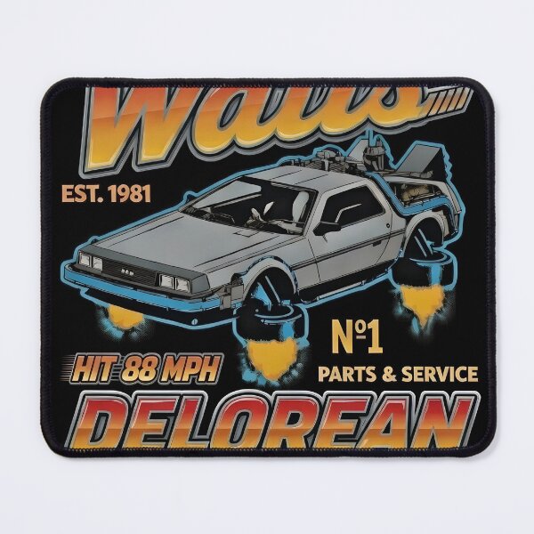 Item preview, BTTF Delorean Time Machines Garage designed and sold by mentoo.
