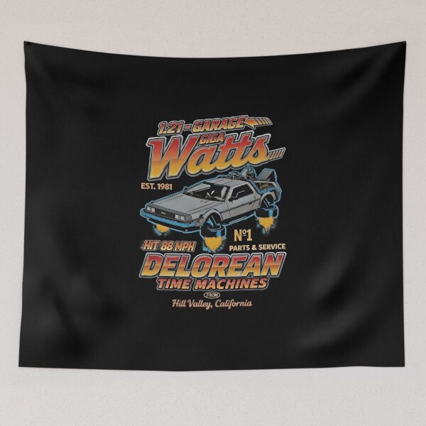 Item preview, BTTF Delorean Time Machines Garage designed and sold by mentoo.