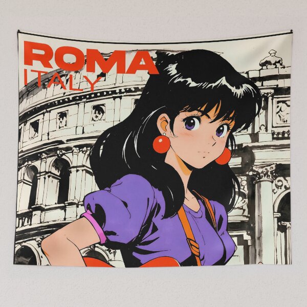 Item preview, Beautiful girl traveling in Rome, Italy #2 designed and sold by UrbanTRIP.