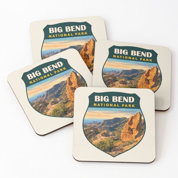 Item preview, Pegatinas del Parque Nacional Big Bend, Texas designed and sold by Gideon Emmerich.