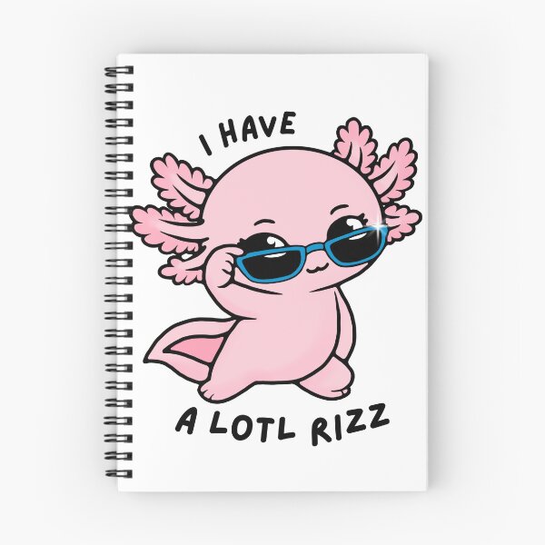 Item preview, Funny Axolotl Rizz Meme- Cute Kawaii Salamander designed and sold by ChrisK712.