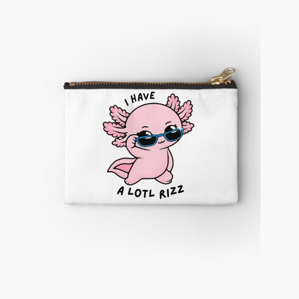 Item preview, Funny Axolotl Rizz Meme- Cute Kawaii Salamander designed and sold by ChrisK712.