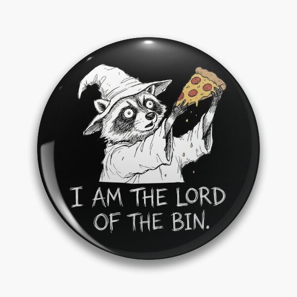 Item preview, Lord of the Bin Wizard Raccoon Pizza designed and sold by k3rstman1.
