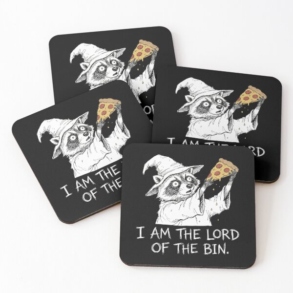 Item preview, Lord of the Bin Wizard Raccoon Pizza designed and sold by k3rstman1.