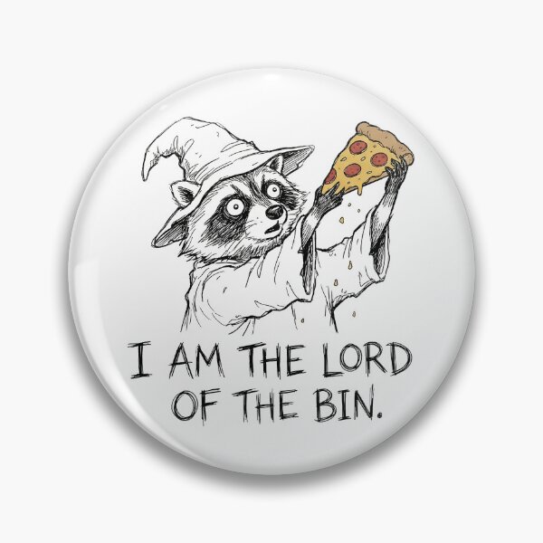 Item preview, Lord of the Bin Raccoon Wizard Pizza designed and sold by k3rstman1.