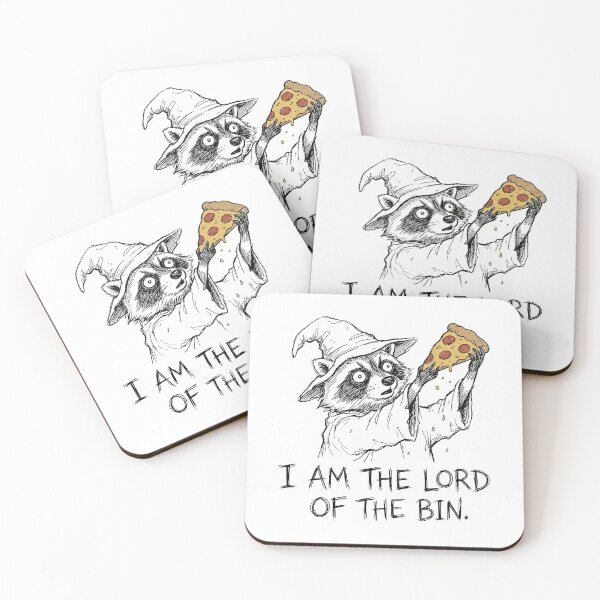 Item preview, Lord of the Bin Raccoon Wizard Pizza designed and sold by k3rstman1.