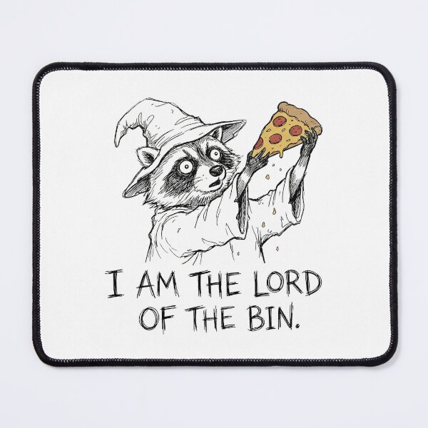 Item preview, Lord of the Bin Raccoon Wizard Pizza designed and sold by k3rstman1.