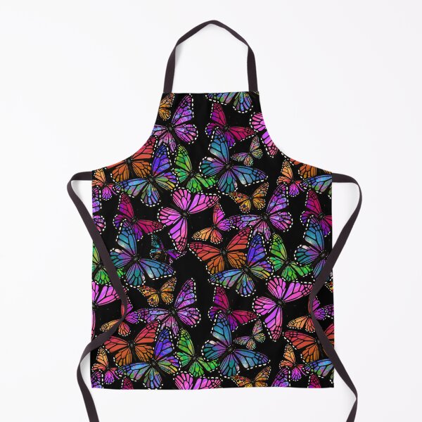 Item preview, A Splash of Rainbow Butterflies Dark Background designed and sold by ChrisK712.