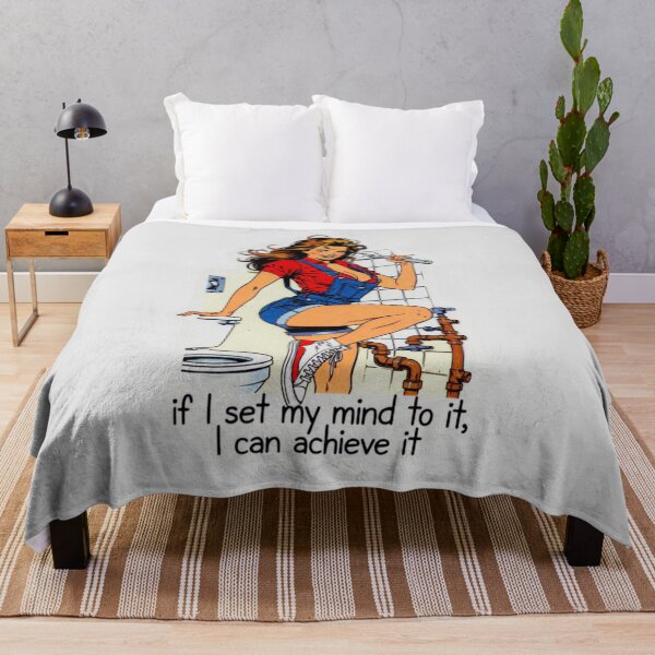 Item preview, Pin-up Plumber Girl Retro Motivation and Strength designed and sold by JonelleTshirts.