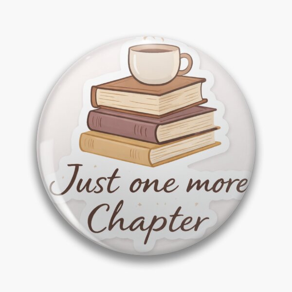 Item preview, Just One More Chapter – Cozy Book Lover Sticker Aesthetic designed and sold by Helen-Veliz.