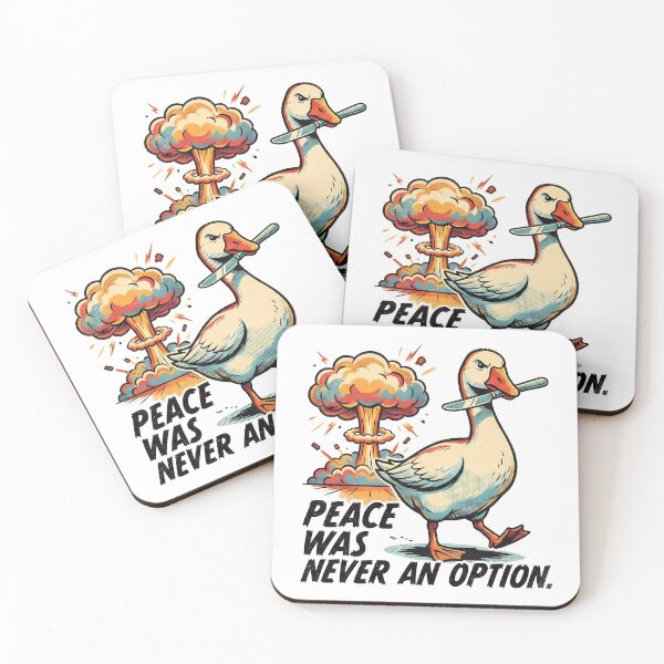 Item preview, Peace Was Never An Option Goose Meme designed and sold by k3rstman1.