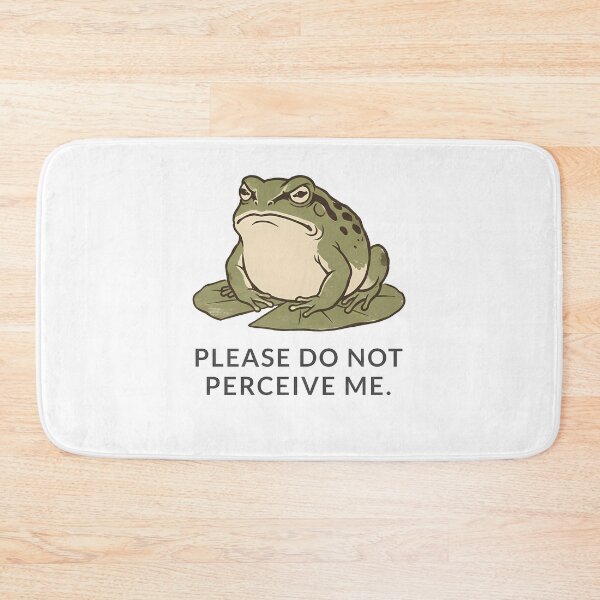 Item preview, Grumpy Frog Please Do Not Perceive Me designed and sold by k3rstman1.