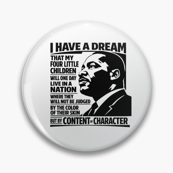 Item preview, MLK “I Have a Dream” Inspirational Quote Design – High-Contrast Black & White Vector Portrait designed and sold by EverMuse Studio.