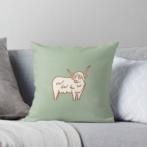 Item preview, Hand-drawn Highland cow designed and sold by mangopuffstudio.