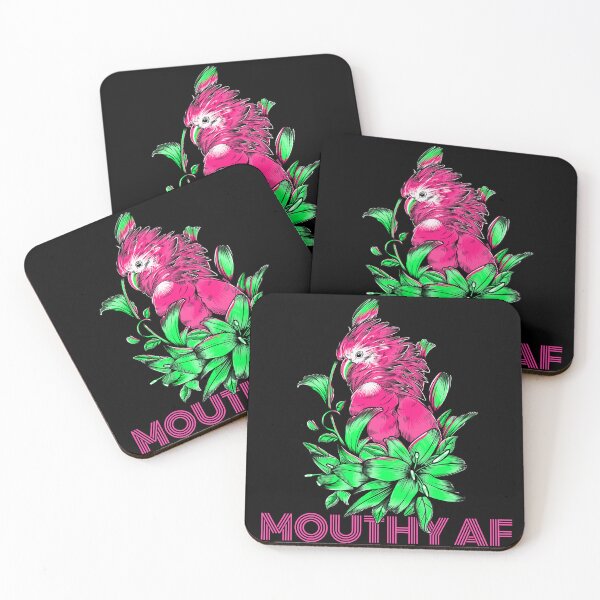 Item preview, Mouthy AF Parrot – Bold Sassy Tropical Bird Graphic Design designed and sold by TickleSharkDsg.
