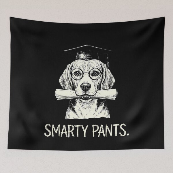 Item preview, Smarty Pants Dog Graduate Diploma designed and sold by k3rstman1.