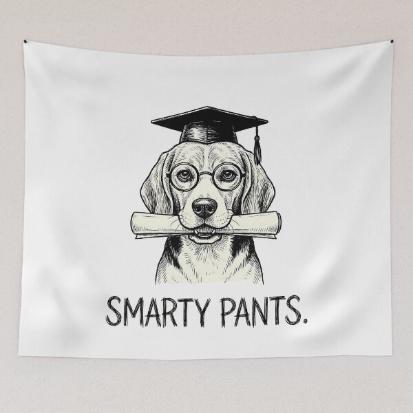Item preview, Smarty Pants Dog Graduate Academic designed and sold by k3rstman1.