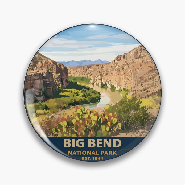 Item preview, Big Bend National Park Texas Sticker designed and sold by Gideon Emmerich.