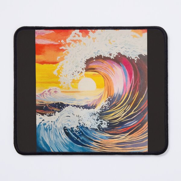 Item preview, Waves at Sunset Painting designed and sold by Zion Lion .