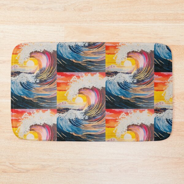 Item preview, Waves at Sunset Painting  designed and sold by Zion Lion .