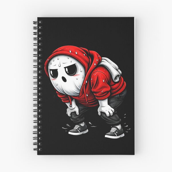 Item preview, Workout Burnout Ghost – Cute Fitness Grind Gym Motivation Cartoon designed and sold by ColorSplash123.