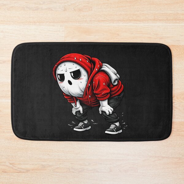 Item preview, Workout Burnout Ghost – Cute Fitness Grind Gym Motivation Cartoon designed and sold by ColorSplash123.