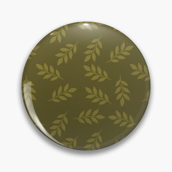 Item preview, Scattered Botanical Leaves - Olive Green designed and sold by trieschman.