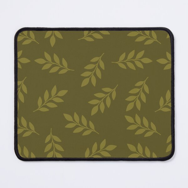 Item preview, Scattered Botanical Leaves - Olive Green designed and sold by trieschman.