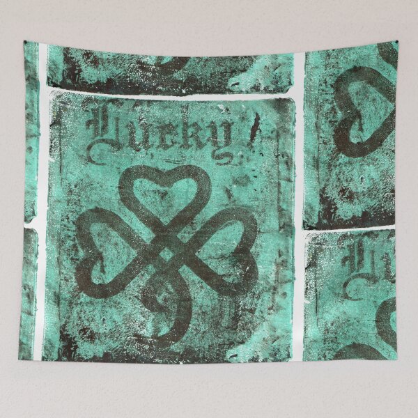 Item preview, Irish Lucky Saint Patrick's Day Celtic Old English Green designed and sold by mondayvalov.