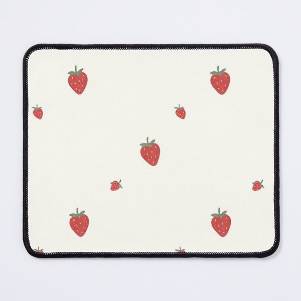 Item preview, Soft Strawberry Seamless Pattern | Cute Minimal Fruit Aesthetic designed and sold by itsTinaColman.