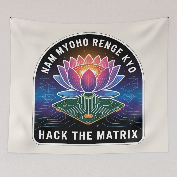 Item preview, Hack the Matrix with Buddhist Wisdom designed and sold by WatchesAndMore.