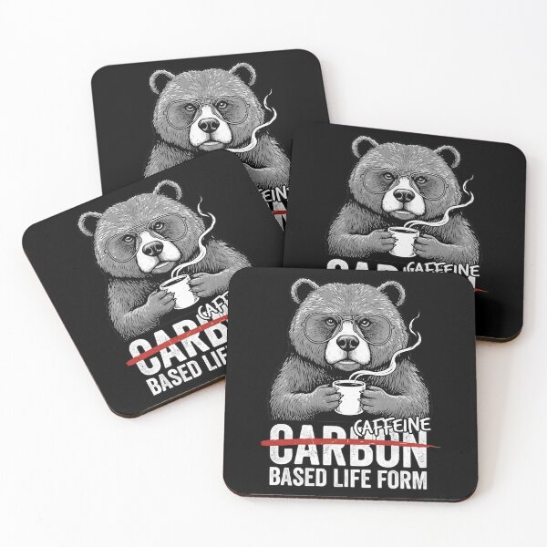 Item preview, Caffeine Based Life Form Bear designed and sold by k3rstman1.