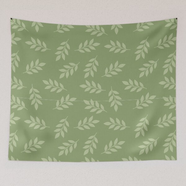 Item preview, Scattered Botanical Leaves - Green designed and sold by trieschman.