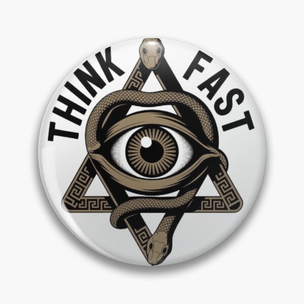 Item preview, Think Fast – All-Seeing Eye Snake Occult Graphic designed and sold by NewUSShop.