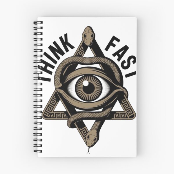 Item preview, Think Fast – All-Seeing Eye Snake Occult Graphic designed and sold by NewUSShop.