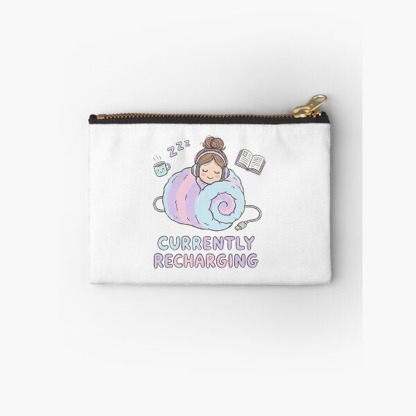 Item preview, Currently Recharging Cozy Kawaii Girl designed and sold by Molcajetee.