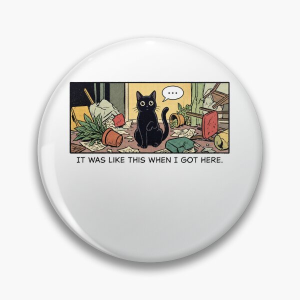Item preview, Mischievous Black Cat Messy Room Comic designed and sold by k3rstman1.