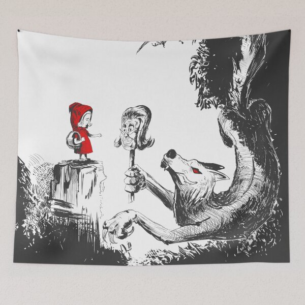 Item preview, Red Ribbon Hood - Fairy Tale designed and sold by patricioguerra.