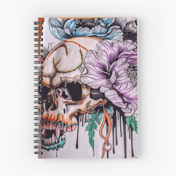 Item preview, Dripping Skull: Memento Mori designed and sold by Wild Rose Colors.