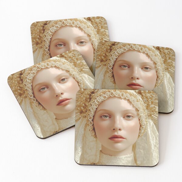 Item preview, Tudor Queen Inspired Fashion Portrait – Renaissance Royal Elegance designed and sold by Mindrender.