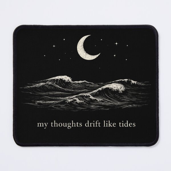 Item preview, My Thoughts Drift Like Tides designed and sold by ByKubraArt.