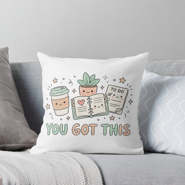 Item preview, You Got This - Kawaii Productivity Planner Doodles designed and sold by Molcajetee.
