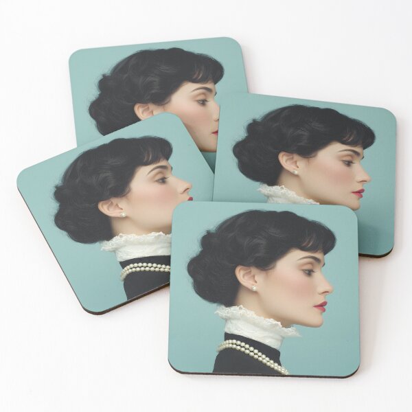 Item preview, 1920s Parisian Couture Fashion Portrait – Timeless French Elegance designed and sold by Mindrender.