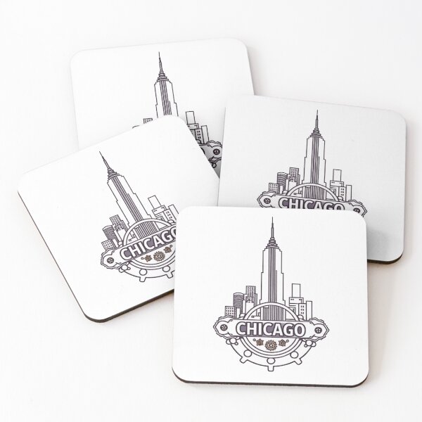 Item preview, Chicago Trinket Skyline Emblem designed and sold by sloophloop77.