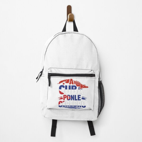 Item preview, Use Your Brains in Cuba – Graphic design with colors of the Cuban flag designed and sold by YanitaTF.