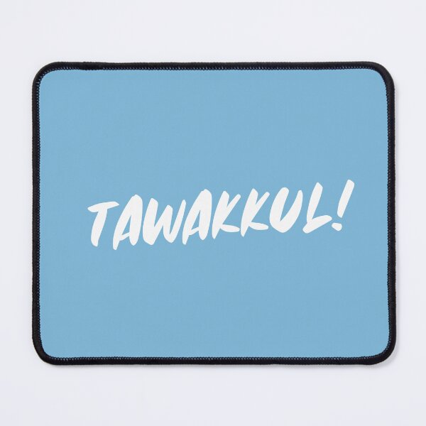 Item preview, Tawakkul Trust In Allah Aesthetic Blue Handwriting Islamic Quote designed and sold by Miniature Store.