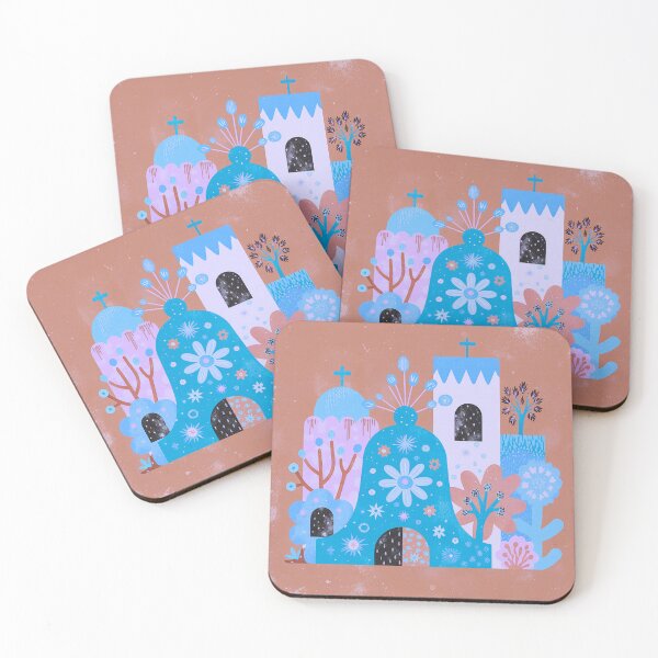 Item preview, Whimsical Floral Cityscape Art designed and sold by joycrysstudio.