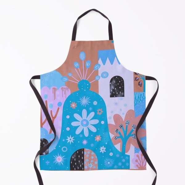 Item preview, Whimsical Floral Cityscape Art designed and sold by joycrysstudio.