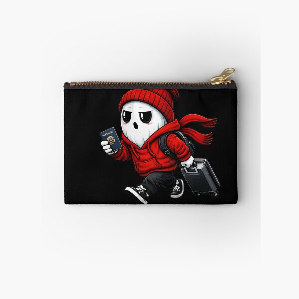 Item preview, Travel Mood Ghost – Cute Airport Adventure Aesthetic Cartoon designed and sold by ColorSplash123.